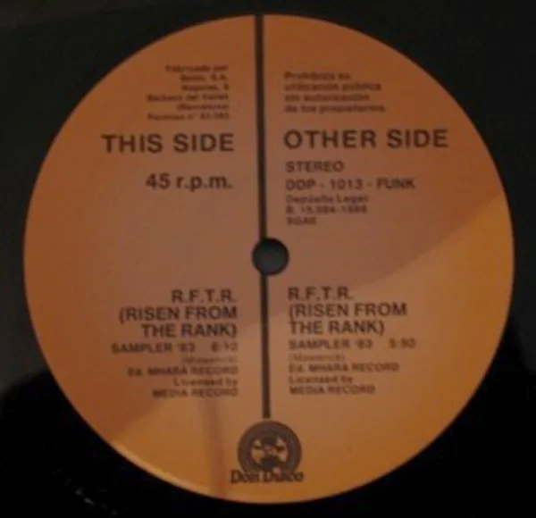 Capa de R.F.T.R. (Risen From The Rank)* — Sampler '83