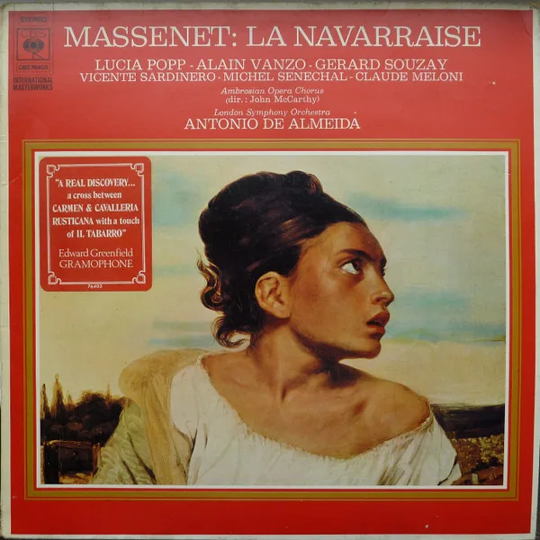 Capa de Massenet* — London Symphony Orchestra*, Antonio De Almeida