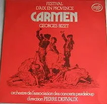 Capa de orchestre symphonique et choeurs,direction Erasmo Ghiglia — Carmen ( GEORGES BIZET)