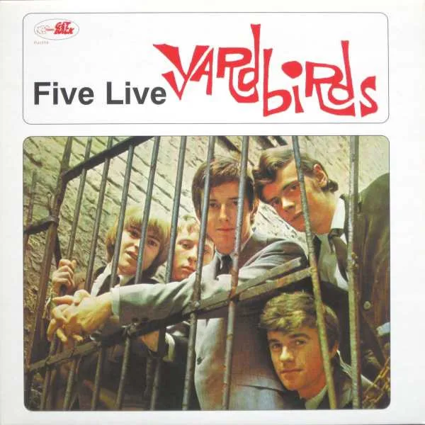 Capa de Yardbirds* — Five Live Yardbirds