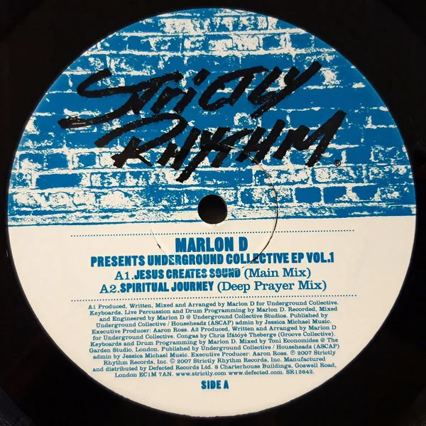 Capa de Marlon D. — Underground Collective EP Vol. 1