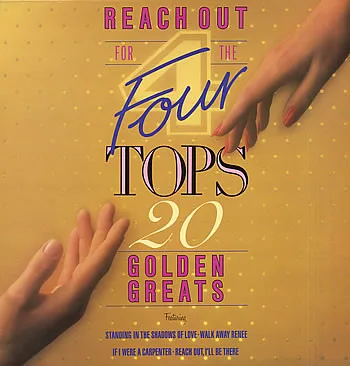 Capa de Four Tops — Reach Out For The Four Tops 20 Golden Greats