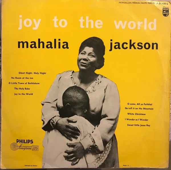 Capa de Mahalia Jackson — Joy To The World