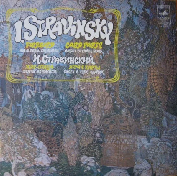 Capa de I. Stravinsky* — Firebird (Suite From The Ballet) / Card Party (Ballet In Three Deals)