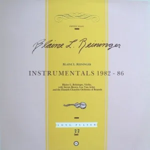 Capa de Blaine L. Reininger — Instrumentals 1982-86
