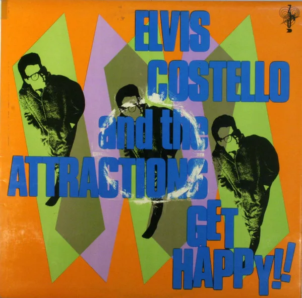 Capa de Elvis Costello And The Attractions* — Get Happy!
