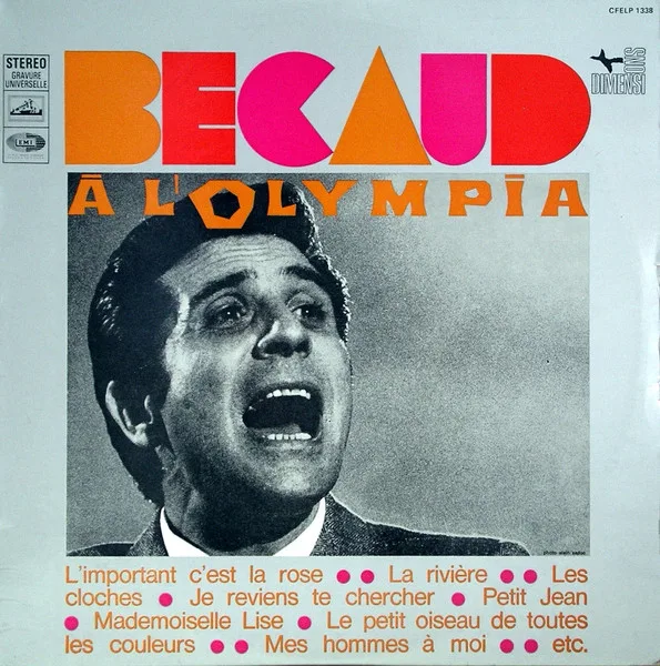 Capa de Gilbert Bécaud — Bécaud À L'Olympia