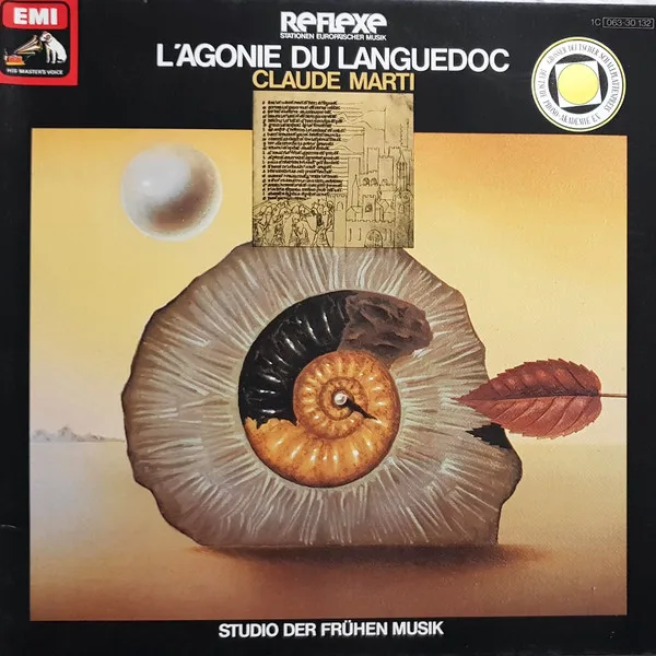 Capa de Claude Marti*, Studio Der Frühen Musik — L'Agonie Du Languedoc