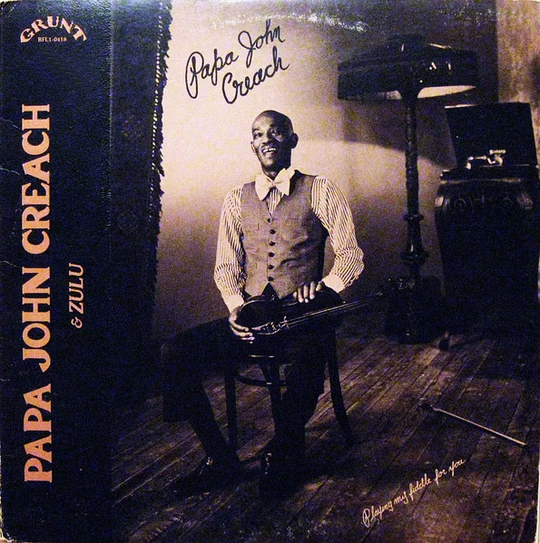 Capa de Papa John Creach & Zulu — Playing My Fiddle For You