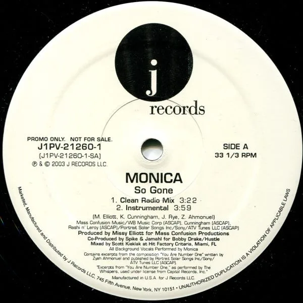 Capa de Monica — So Gone