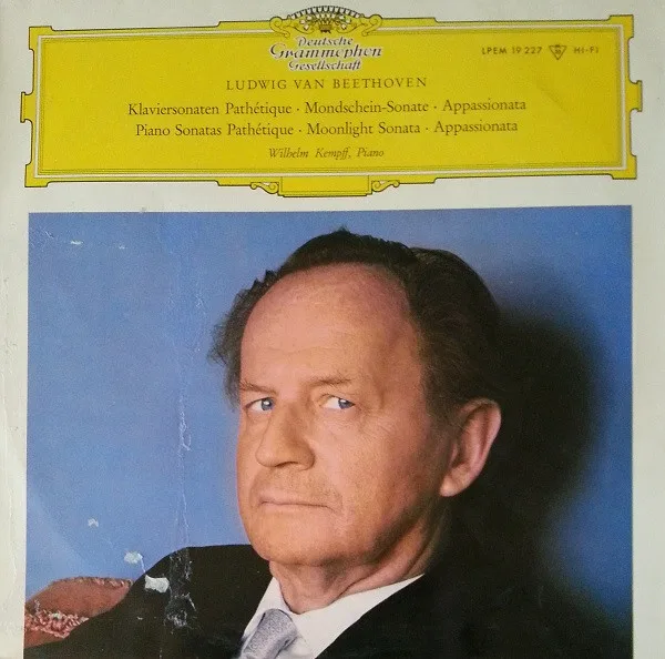 Capa de Beethoven* — Wilhelm Kempff