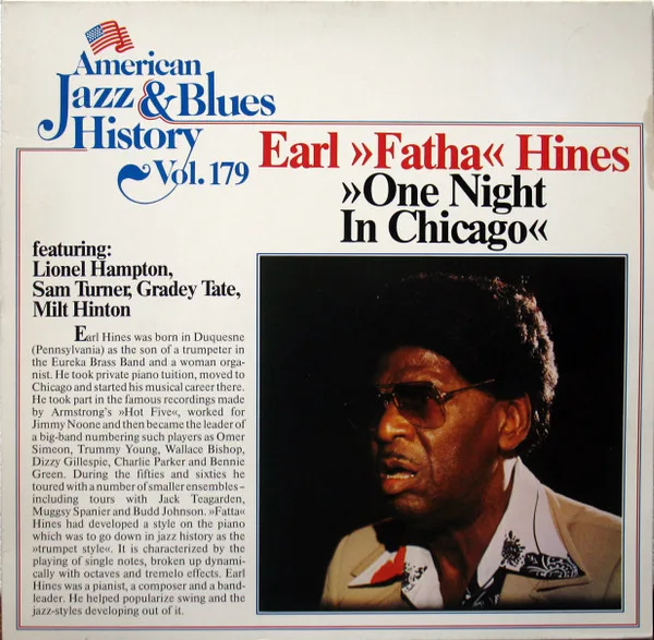 Capa de Earl "Fatha" Hines* — One Night In Chicago