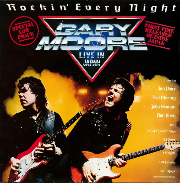 Capa de Gary Moore — Rockin' Every Night