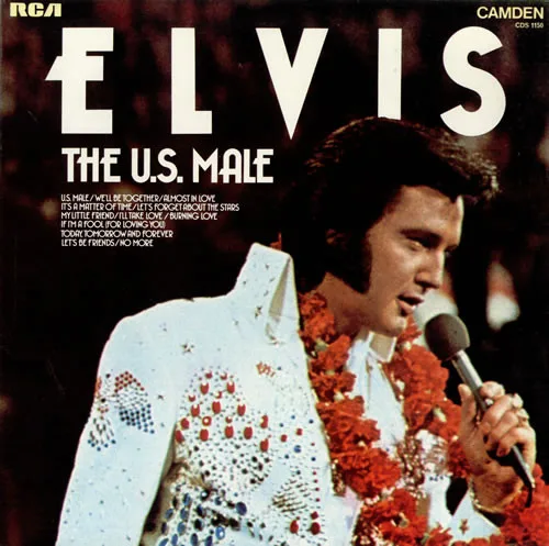 Capa de Elvis* — The U.S. Male
