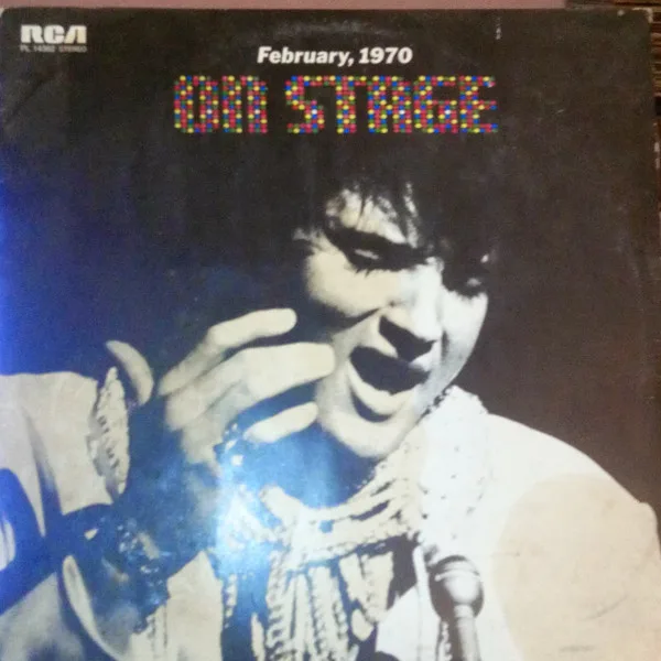 Capa de Elvis Presley — On Stage