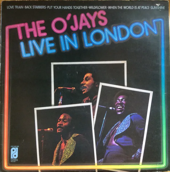 Capa de The O'Jays — The O'Jays Live In London