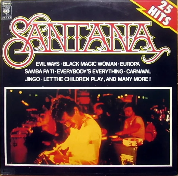 Capa de Santana — 25 Hits (The Sound Of Santana