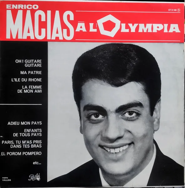 Capa de Enrico Macias — Enrico Macias A L'Olympia