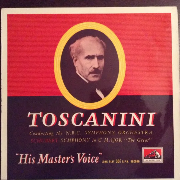 Capa de Schubert*, NBC Symphony Orchestra Conducted By Arturo Toscanini — Symphony In C Major "The Great"