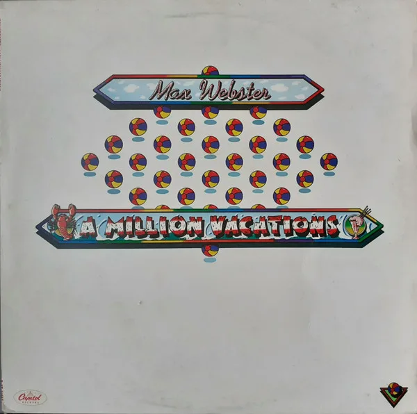 Capa de Max Webster — A Million Vacations
