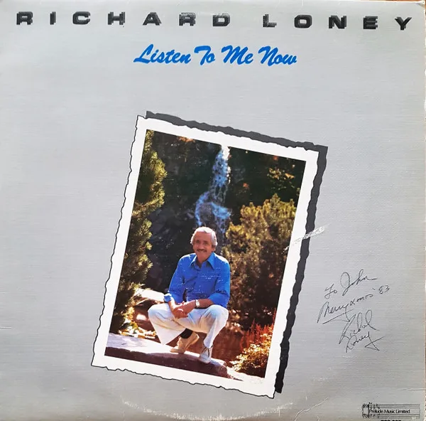 Capa de Richard Loney — Listen To Me Now