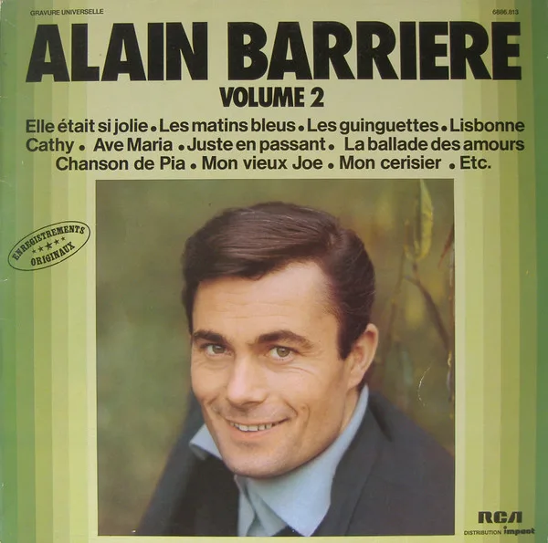 Capa de Alain Barrière — Volume 2