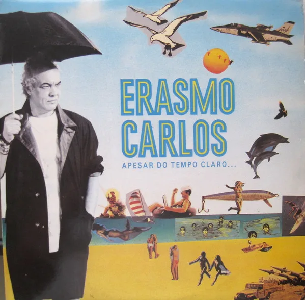 Capa de Erasmo Carlos — Apesar Do Tempo Claro...