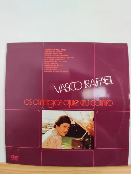 Capa de Vasco Rafael — Os Amigos Que Eu Canto