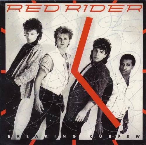 Capa de Red Rider — Breaking Curfew