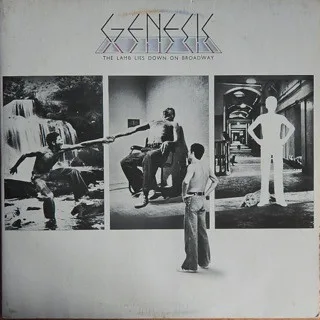 Capa de Genesis — The Lamb Lies Down On Broadway