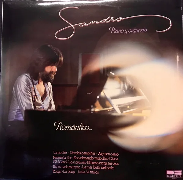 Capa de Sandro  — Piano Y Orquestra