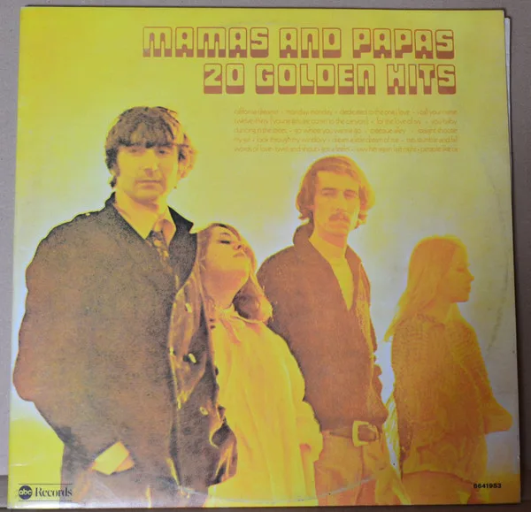 Capa de The Mamas & The Papas — 20 Golden Hits