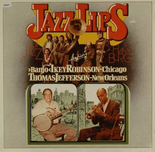 Capa de Jazz Lips — "Banjo" Ikey Robinson*