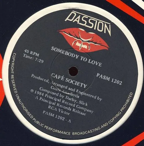 Capa de Café Society — Somebody To Love