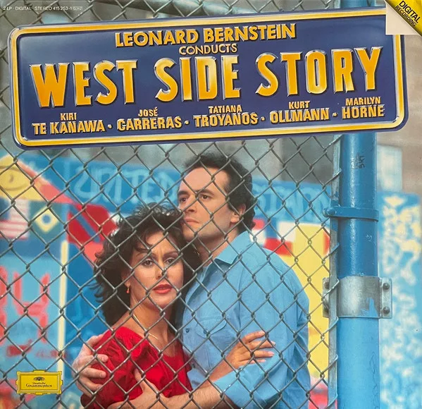 Capa de Leonard Bernstein — Kiri Te Kanawa · José Carreras · Tatiana Troyanos · Kurt Ollmann · Marilyn Horne