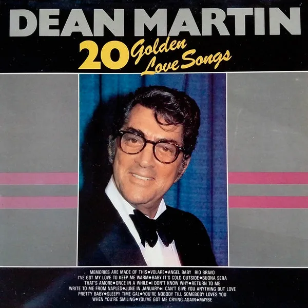 Capa de Dean Martin — 20 Golden Love Songs