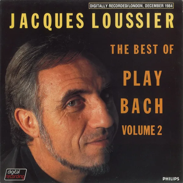 Capa de Jacques Loussier — The Best Of Play Bach Volume 2