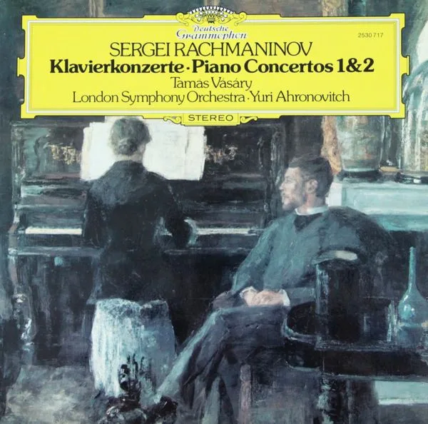 Capa de Sergei Rachmaninov* — Tamás Vásáry, London Symphony Orchestra* • Yuri Ahronovitch