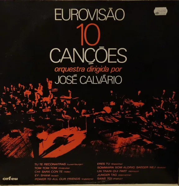 Capa de José Calvário — Eurovisão 10 Canções