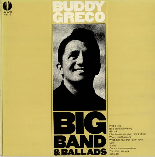 Capa de Buddy Greco — Big Band & Ballads