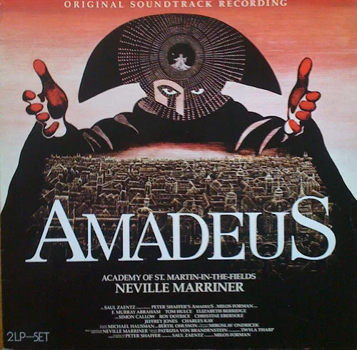 Capa de Academy Of St. Martin-in-the-Fields*, Neville Marriner* — Amadeus (Original Soundtrack Recording)