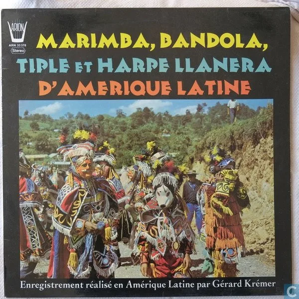 Capa de Gérard Krémer — Marimba, Bandola, Tiple Et Harpe Llanera D'Amerique Latine