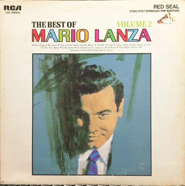 Capa de Mario Lanza — The Best Of Mario Lanza Volume 2