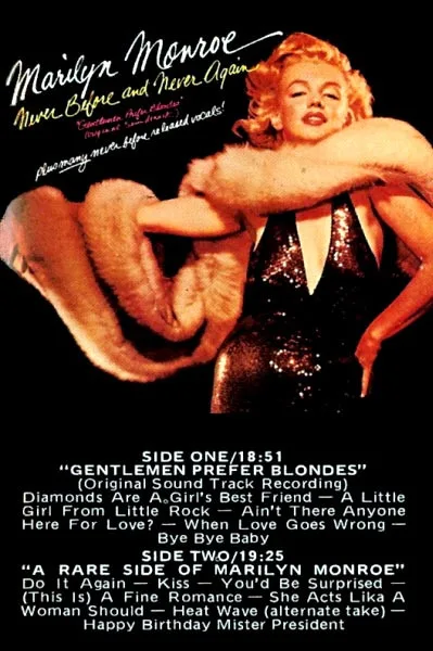 Capa de Marilyn Monroe — Never Before And Never Again
