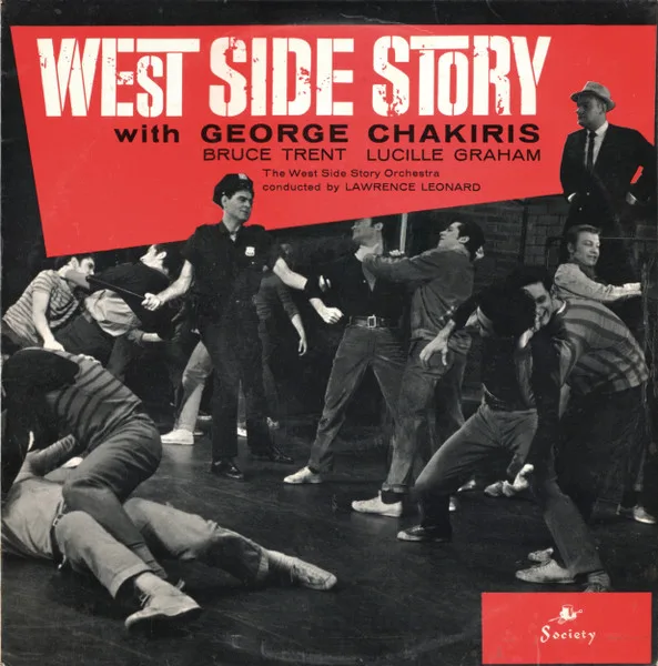 Capa de The West Side Story Orchestra Conducted By Lawrence Leonard With George Chakiris, Bruce Trent, Lucille Graham — West Side Story