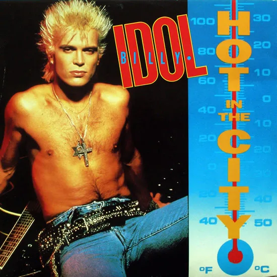 Capa de Billy Idol — Hot In The City