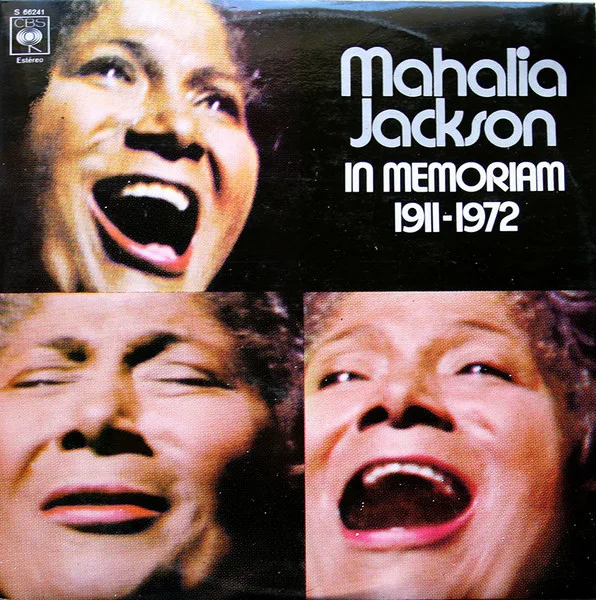 Capa de Mahalia Jackson — In Memoriam 1911-1972