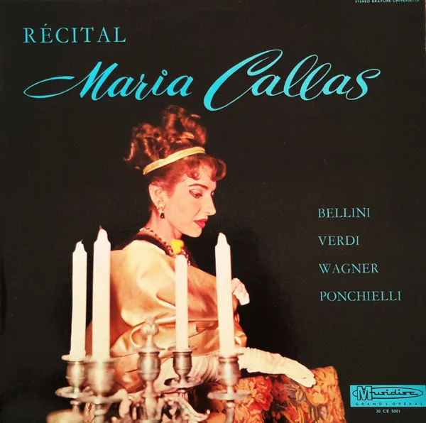 Capa de Maria Callas — Récital Maria Callas