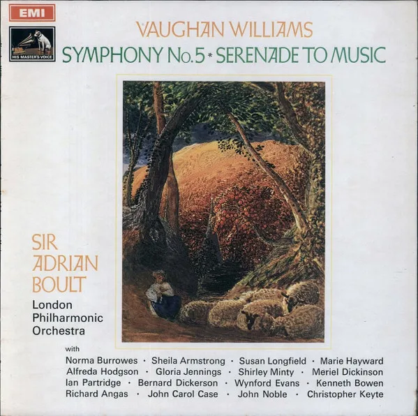 Capa de Vaughan Williams* — Sir Adrian Boult, London Philharmonic Orchestra*