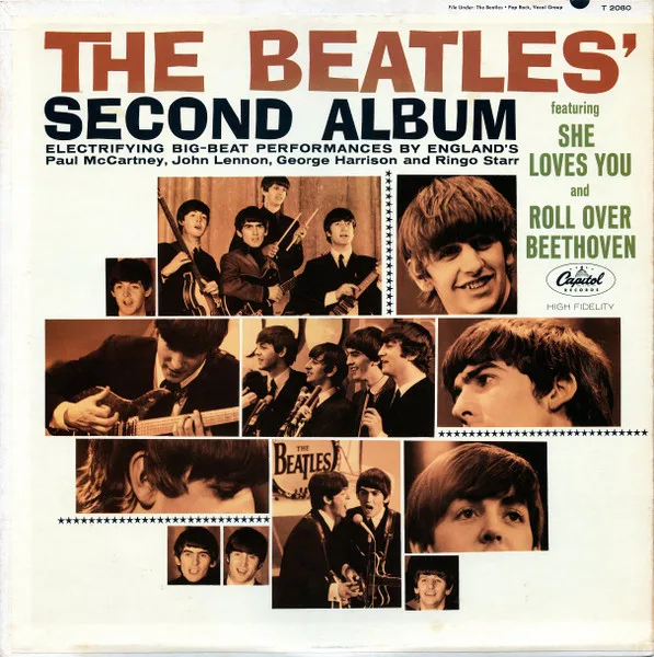 Capa de The Beatles — The Beatles' Second Album